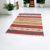 Indijska preproga Kilim 140x200 moderna bombažna Kilim