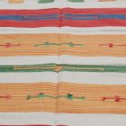 Indijska preproga Kilim 140x200 moderna bombažna Kilim