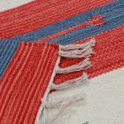 Indijska preproga Kilim 140x200 moderna bombažna Kilim