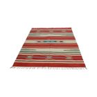 Indijska preproga Kilim 140x200 moderna bombažna Kilim