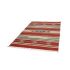 Indijska preproga Kilim 140x200 moderna bombažna Kilim