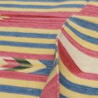 Indijska bombažna Kilim preproga 140x200 cm – barvit moderni dizajn
