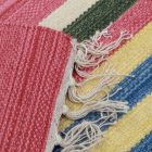 Indijska bombažna Kilim preproga 140x200 cm – barvit moderni dizajn