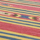 Indijska preproga Kilim 90x150 moderna bombažna Kilim