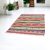 Indijska preproga Kilim 140x200 moderna Kilim iz bombaža