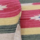 Indijska preproga Kilim 70x140 moderna bombažna Kilim