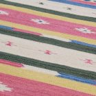 Indijska preproga Kilim 90x150 tanka bombažna preproga