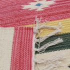 Indijska preproga Kilim 90x150 tanka bombažna preproga