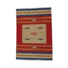 Kilim preproga iz Indije 170x240 cm – barvit ročno tkan dizajn