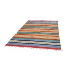 Indijska preproga Kilim 170x240 moderna bombažna Kilim
