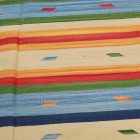 Indijska preproga Kilim 170x240 moderna bombažna Kilim