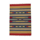 Indijska preproga Kilim 170x240 moderna bombažna Kilim