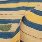 Indijska preproga Kilim 170x240 moderna bombažna Kilim