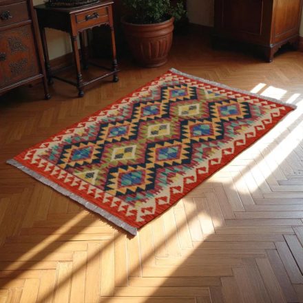 Preproga Kilim Chobi 81x118 ročno tkani Afgan kilim