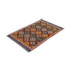 Preproga Kilim Chobi 84x124 ročno tkani Afgan volneni kilim