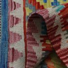 Preproga Kilim Chobi 84x124 ročno tkani Afgan volneni kilim