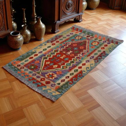 Ročno tkan kilim Chobi 83x129 cm – etnična preproga iz Afganistana