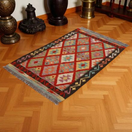 Preproga Kilim Chobi 84x132 ročno tkani Afgan volneni kilim