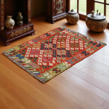 Preproga Kilim Chobi 91x122 ročno tkani Afgan kilim