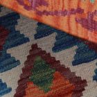 Preproga Kilim Chobi 86x129 ročno tkani Afgan volneni kilim