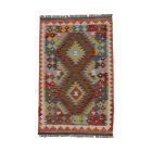 Preproga Kilim Chobi 81x126 ročno tkani Afgan volneni kilim