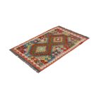 Preproga Kilim Chobi 81x126 ročno tkani Afgan volneni kilim