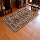 Preproga Kilim Chobi 87x129 ročno tkani Afgan kilim