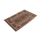 Preproga Kilim Chobi 87x129 ročno tkani Afgan kilim