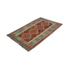 Preproga Kilim Chobi 155x98 ročno tkani Afgan volneni kilim