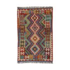 Preproga Kilim Chobi 151x103 ročno tkani Afgan volneni kilim