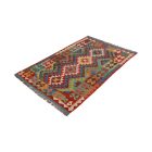 Preproga Kilim Chobi 151x103 ročno tkani Afgan volneni kilim
