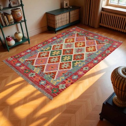 Preproga Kilim Chobi 152x99 ročno tkani Afgan kilim