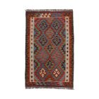 Preproga Kilim Chobi 155x99 ročno tkani Afgan volneni kilim