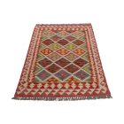 Preproga Kilim Chobi 149x98 ročno tkani Afgan volneni kilim
