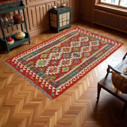 Preproga Kilim Chobi 158x101 ročno tkani Afgan kilim
