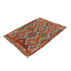 Preproga Kilim Chobi 156x108 ročno tkani Afgan volneni kilim