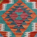 Preproga Kilim Chobi 156x108 ročno tkani Afgan volneni kilim