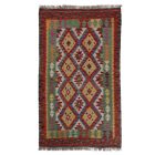 Preproga Kilim Chobi 170x102 ročno tkani Afgan volneni kilim