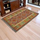 Preproga Kilim Chobi 152x101 ročno tkani Afgan volneni kilim