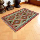 Preproga Kilim Chobi 157x106 ročno tkani Afgan volneni kilim