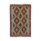 Preproga Kilim Chobi 157x106 ročno tkani Afgan volneni kilim