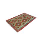 Preproga Kilim Chobi 157x106 ročno tkani Afgan volneni kilim
