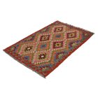 Preproga Kilim Chobi 145x101 ročno tkani Afgan kilim