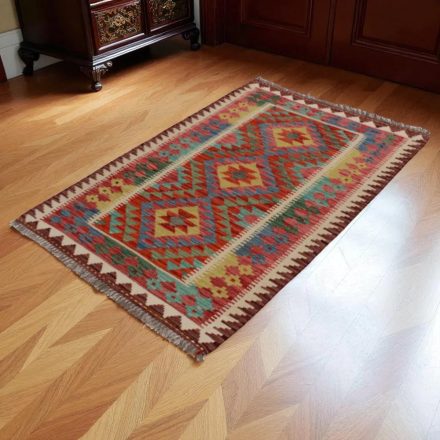 Preproga Kilim Chobi 144x97 ročno tkani Afgan kilim