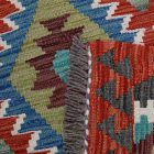 Preproga Kilim Chobi 142x100 ročno tkani Afgan volneni kilim