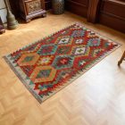 Preproga Kilim Chobi 148x102 ročno tkani Afgan volneni kilim