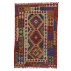 Preproga Kilim Chobi 144x99 ročno tkani Afgan volneni kilim
