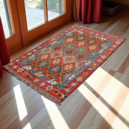 Preproga Kilim Chobi 153x102 ročno tkani Afgan kilim