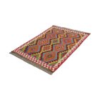 Preproga Kilim Chobi 141x100 ročno tkani Afgan volneni kilim