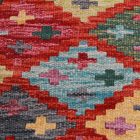 Afgan Kilim Chobi 140x107 cm – volnena preproga z ročno izdelavo
